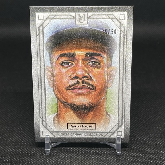Other - 🔥2024 Topps Museum Collection Canvas Co Artist Proof Julio Rodriguez‎ SSP 🔥/50